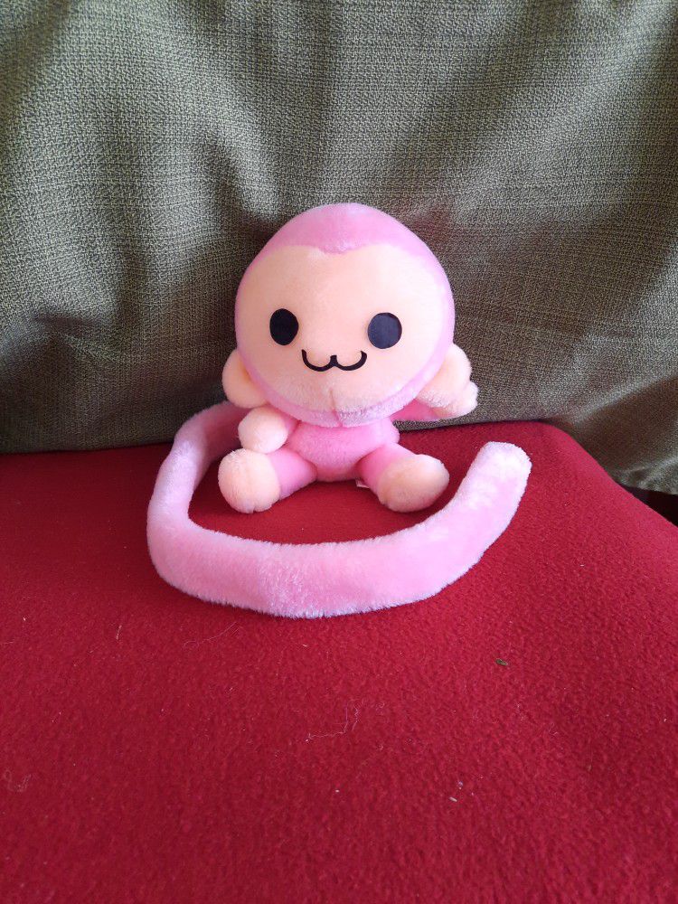 Pink Cute Monkey Plushie