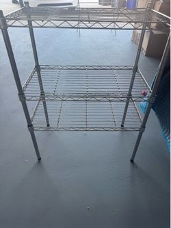 metal shelf