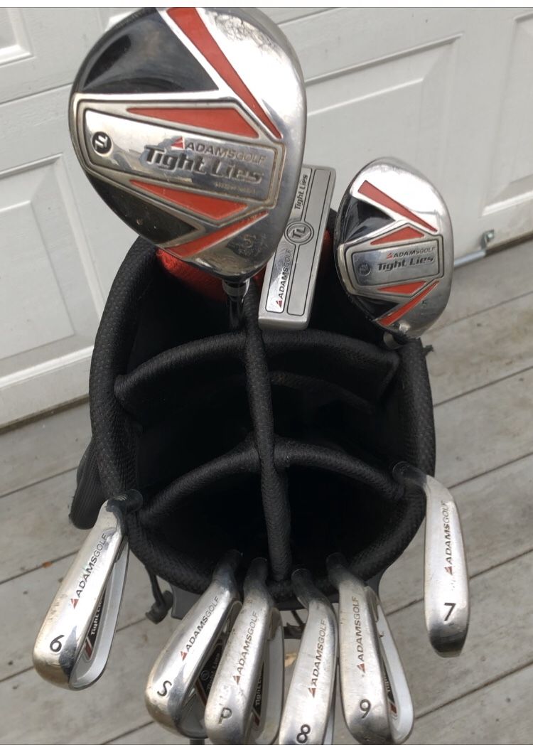 Golf Club set with Bag stand