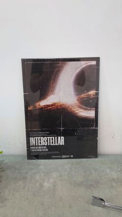 Interstellar Displayed Metal Wall Art
