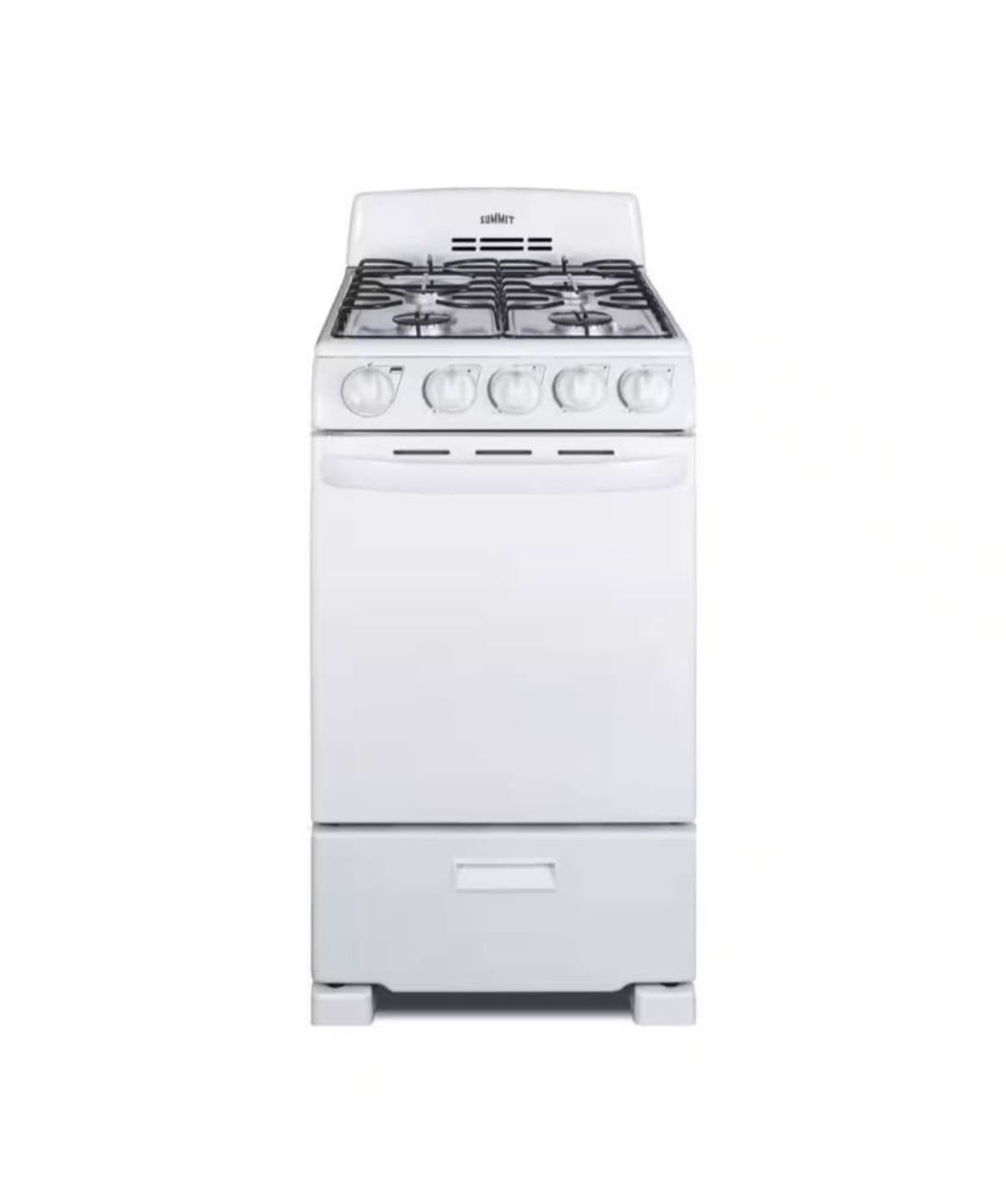 Summit Appliance 20 in. 2.3 cu. ft. Gas Range in White