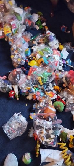 Variety Of Toys Stuffed In Plastic Bags .$1