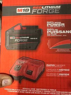 Milwaukee Battery and Rapid charger