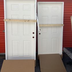 Exterior impact Perhung Door 36x80 34x80 Each $300