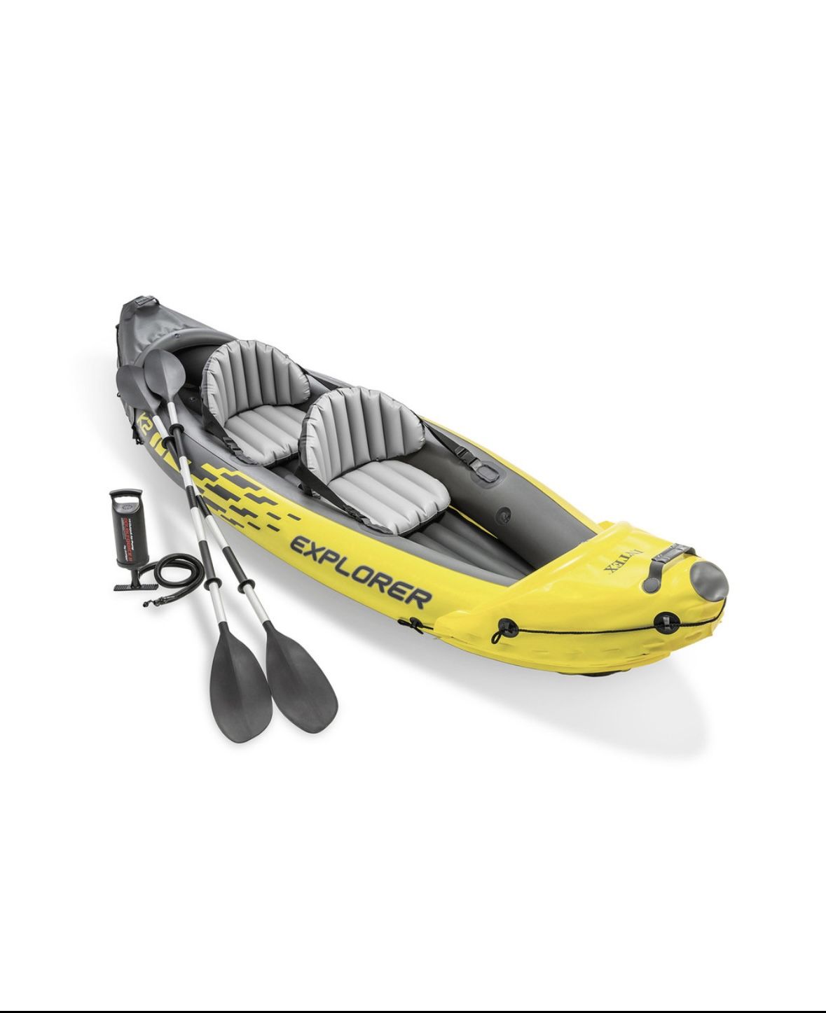 Intex Explorer K2 Inflatable 2-Person Kayak – Used Once, Like New