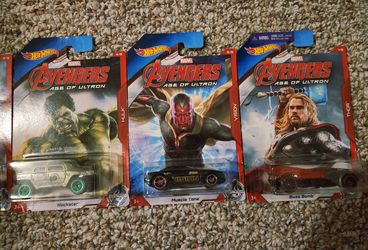 HOT WHEELS AVENGERS AGE OF ULTRON COLLECTION 5 CARS