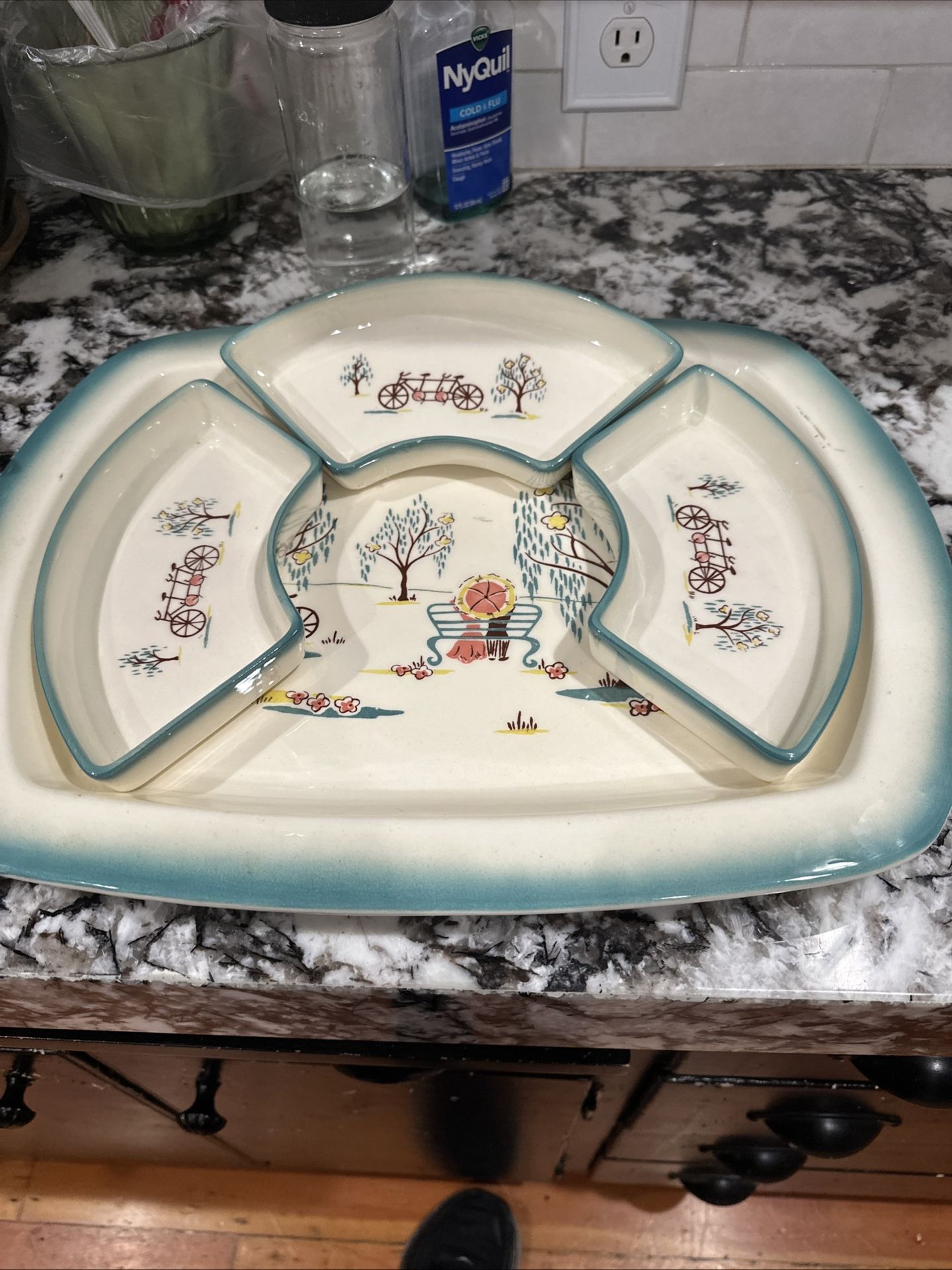 Beautiful serving dish, California