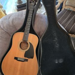 Vintage Hohner Acoustic Guitar w/ Case
