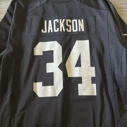 Brand New Raiders Bo Jackson XL Jersey