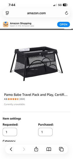 Pamo Babe travel pack n play