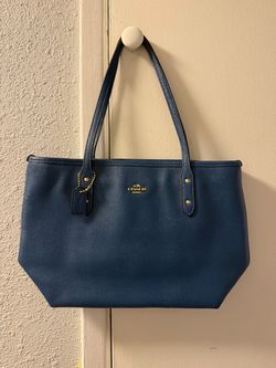 Coach Mini Leather City Zip Tote Purse