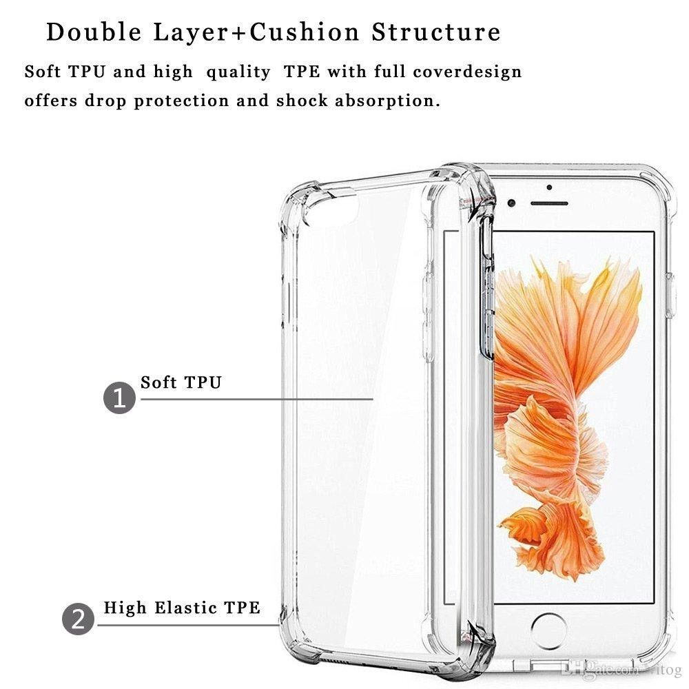iPhone X XR phone case cover clear bumper