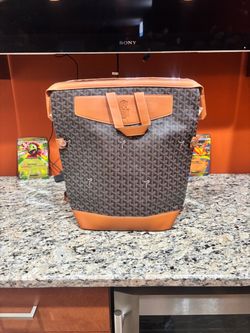 Grey/Brown Goyard Backpack