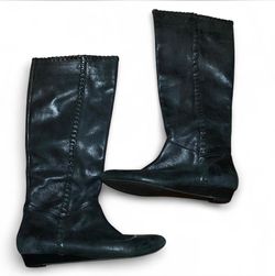 Black Riding Boots Size 7.5