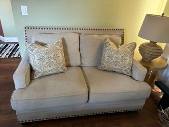 Sofa and loveseat