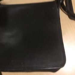 COACH VINTAGE LEGACY SADDLE BAG PURSE BLACK