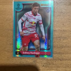 2022 MERLIN SIDNEY RAEBIGER AQUA PRISM ROOKIE 