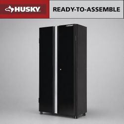 Husky 72 in. Black Steel Cabinet