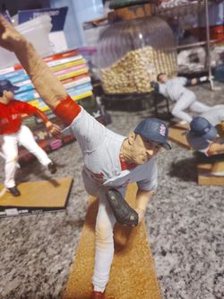 Vintage baseball players action figure all 4
