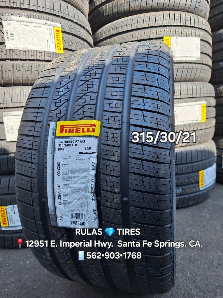315/30/21 PIRELLI CINTURATO P7 🕸Brand new tires / Llantas nuevas ¤ DM