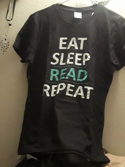 Eat Sleep Read Repeat Tshirt