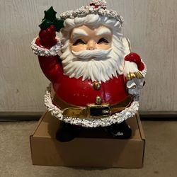 Vintage Napco Spaghetti Santa Claus Planter