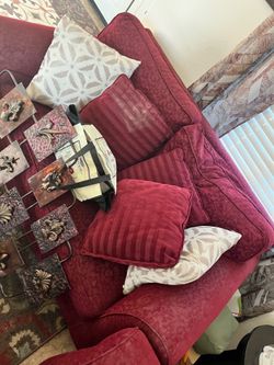 Decorative, sofa and loveseat set/ dining table