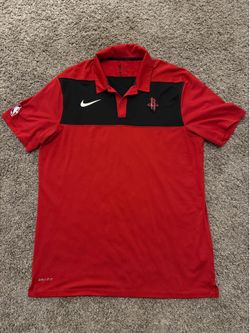 Rockets NIKE Polo Size: MEDIUM