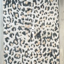 Leopard Print Area Rug
