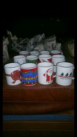 Christmas coffee mugs