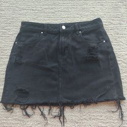 Pacsun Denim Distressed Skirt Size 27