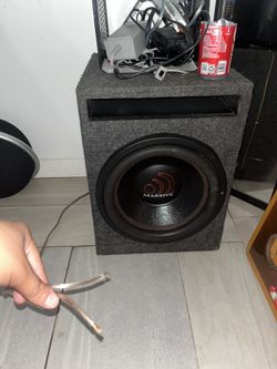 12” subwoofer