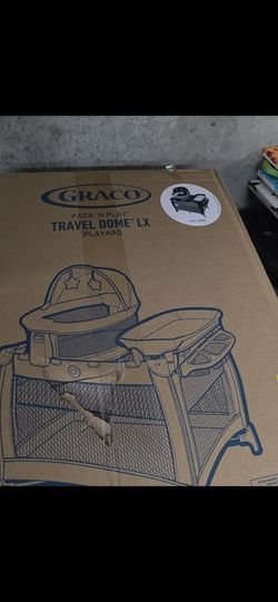 Brand New Graco Pack n Play Dome LX Playard with Baby Bassinet, Lightweight Portable Crib Corral Nuevo