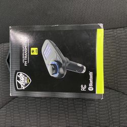 Auto Drive Low Profile Bluetooth FM Transmitter with Dual USB Charging Ports, Enable Hands-Free Phone Calls.Compatible with Smartphones