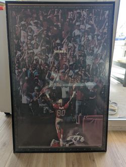 未開封 Nike Jerry Rice Just Did It |2631| NIKE JERRY RICE VINTAGE JUST DID IT POSTER 25 X 35 for Sale in