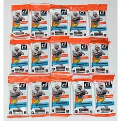 2021 Panini Donruss Football Value Packs NFL Cards Fat Pack Cello Pack Ja’Marr Chase RC ? Trevor Lawerence RC ? Christmas Present Xmas Gift 
