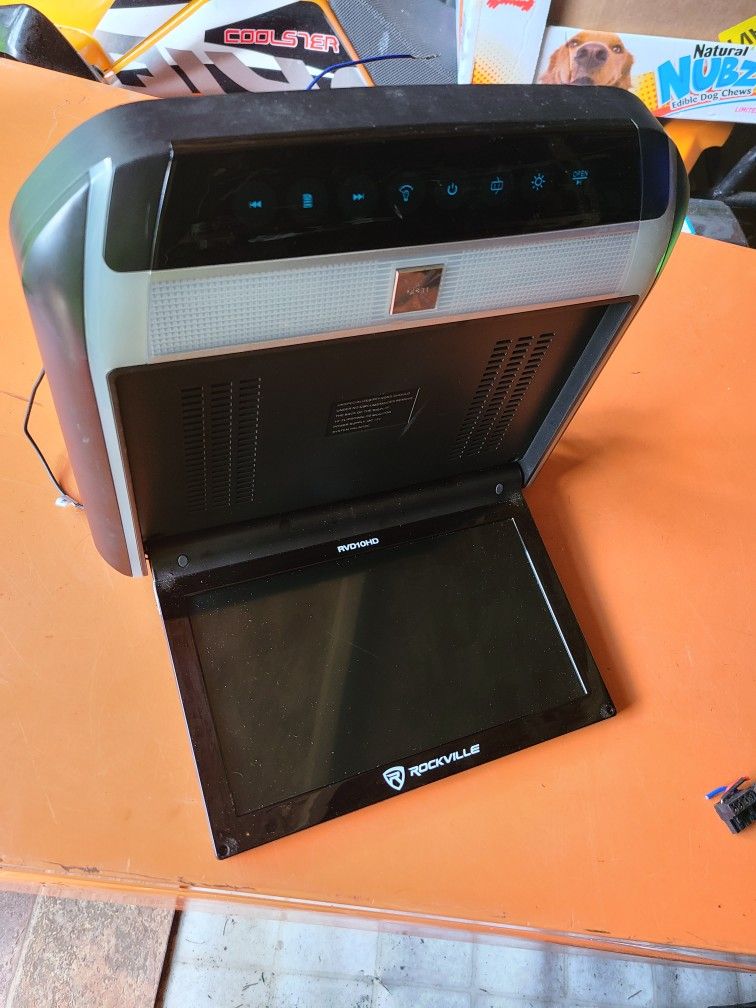 Rockville Rvd10hd Flip Down DVD Player