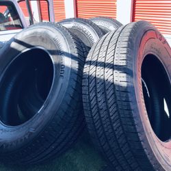 New LT 265 70 R 18” Bridgestone Alenza. Load E 10 Ply. 26 Dealership Miles. 2025. $550 