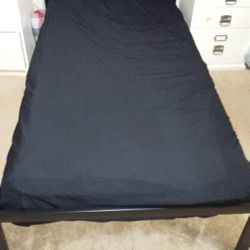 Cama Twin Metal Con Mattress 