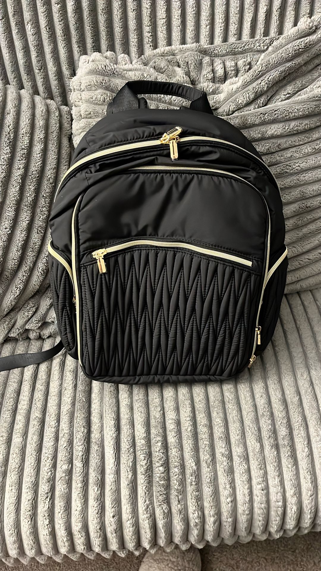 Black Diaper Bag 
