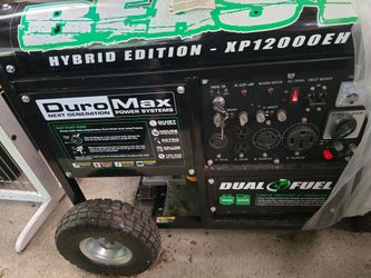 DuroMax XP12000EH 12,000-Watt Dual Fuel Portable Generator