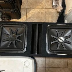 15 Inch  L7 Square Kickers Of 2,000 Watts Each