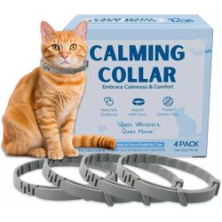 Virine Calming Collar for Cats Pheromones Anxiety Relief Calming Collar Cat 4 60 Brand New. Never been used. Still in the box.  Cat-Friendly Formula] 