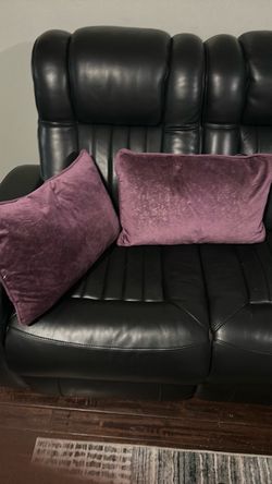 Purple pillows