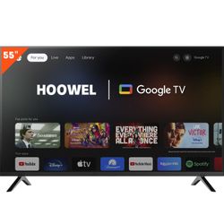 Hoowel 55” 4K Smart TV