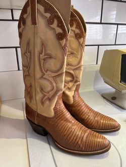 Western hand tooled boot