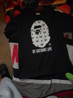Black and white bape