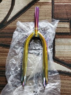 NEW Bicycle Bmx Fork Jet Fuel Oil Slick