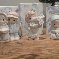 School House Figurine - Retired figurines - 1997 Heather - Aunt Bulah & Uncle Sam - Aunt Cleo , Precious Moments Grandfather, 