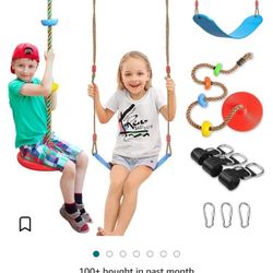 Climbing Rope Swing And Tree Swing Set.  Make Offer